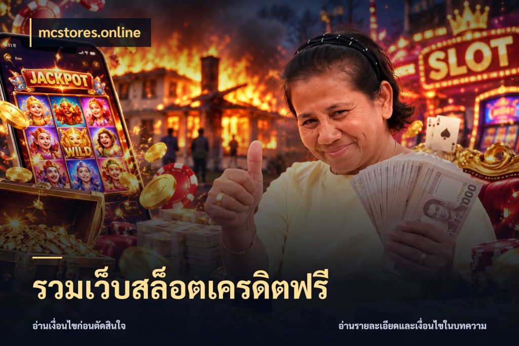รวมเว็บสล็อตเครดิตฟรี เครดิตฟรีในมุมที่สายโบนัสสนใจ ในมุม mcstores.online