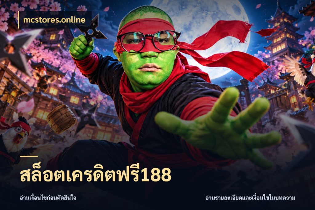 สล็อตเครดิตฟรี188 จากชื่อเครดิตฟรีสู่ความสนุกที่เข้าใจได้ กับ mcstores.online