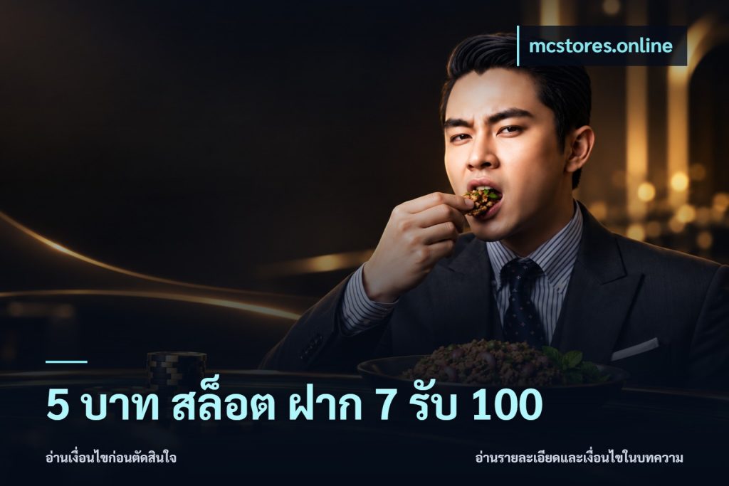 5 บาท สล็อต ฝาก 7 รับ 100