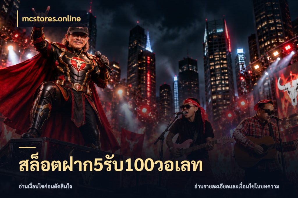สล็อตฝาก5รับ100วอเลท สายโบนัสเลือกจังหวะสนุกได้อย่างไร กับ mcstores.online