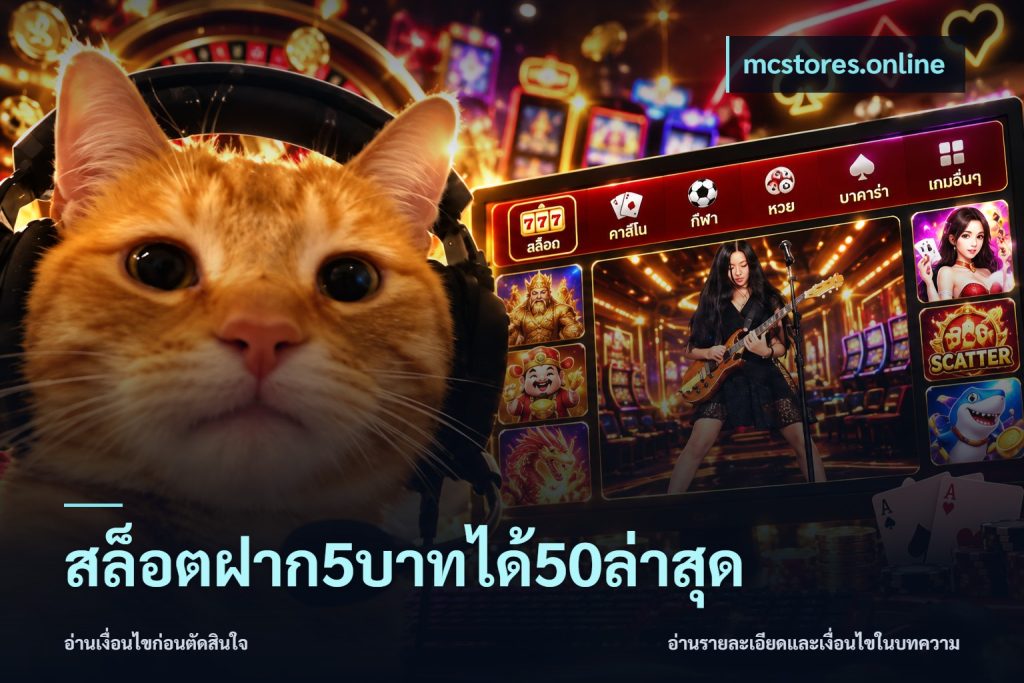 สล็อตฝาก5บาทได้50ล่าสุด