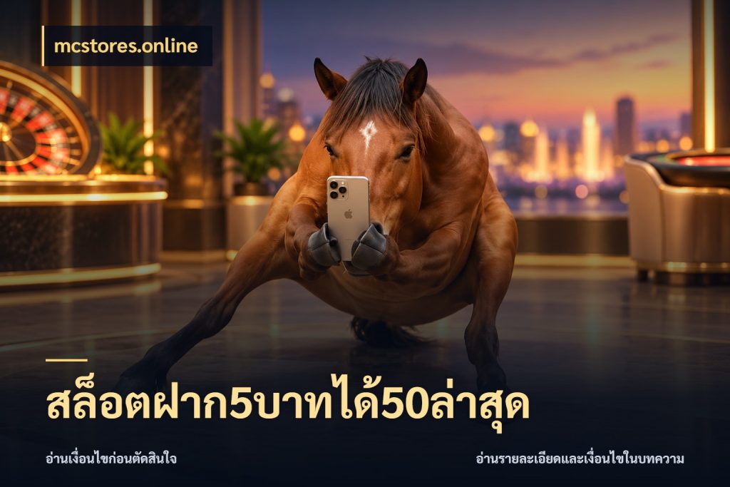 สล็อตฝาก5บาทได้50ล่าสุด โปรกับเกมที่ชอบเลือกให้ตรงสไตล์ สไตล์ mcstores.online