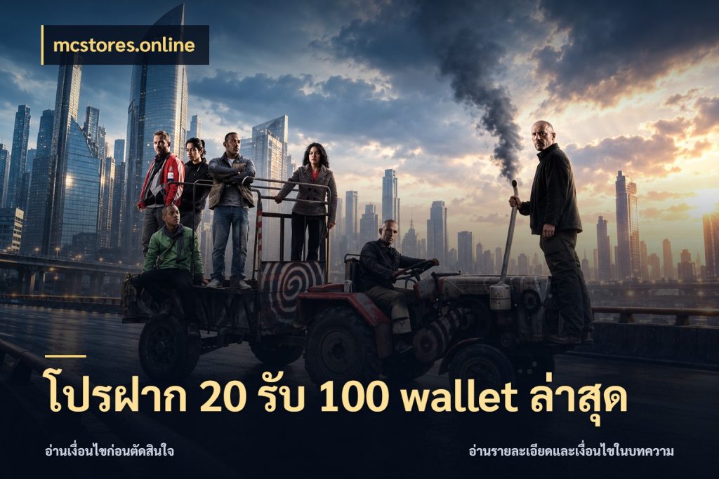 โปรฝาก 20 รับ 100 wallet ล่าสุด mcstores.online เปิดมุมโปรให้เข้ากับเกมแนวโปรด
