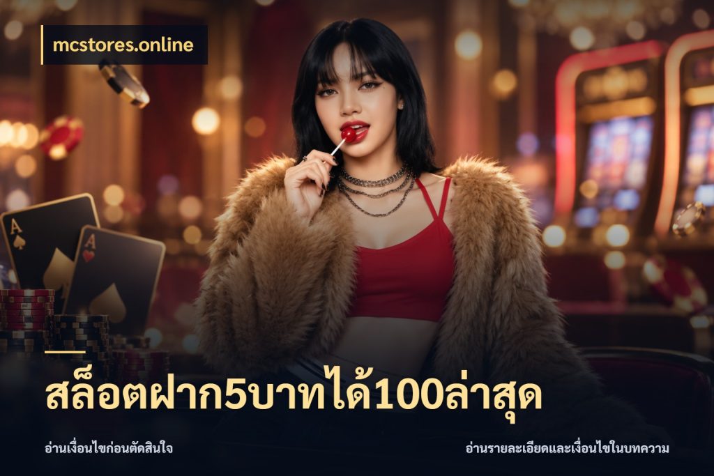 สล็อตฝาก5บาทได้100ล่าสุด mcstores.online จุดเด่นของเครดิตที่คนชอบเกมอยากรู้
