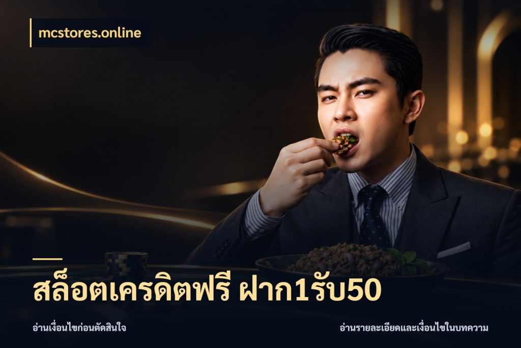 สล็อตเครดิตฟรี ฝาก1รับ50 ยอดฝากและยอดรับในมุมของคนชอบลุ้น กับ mcstores.online