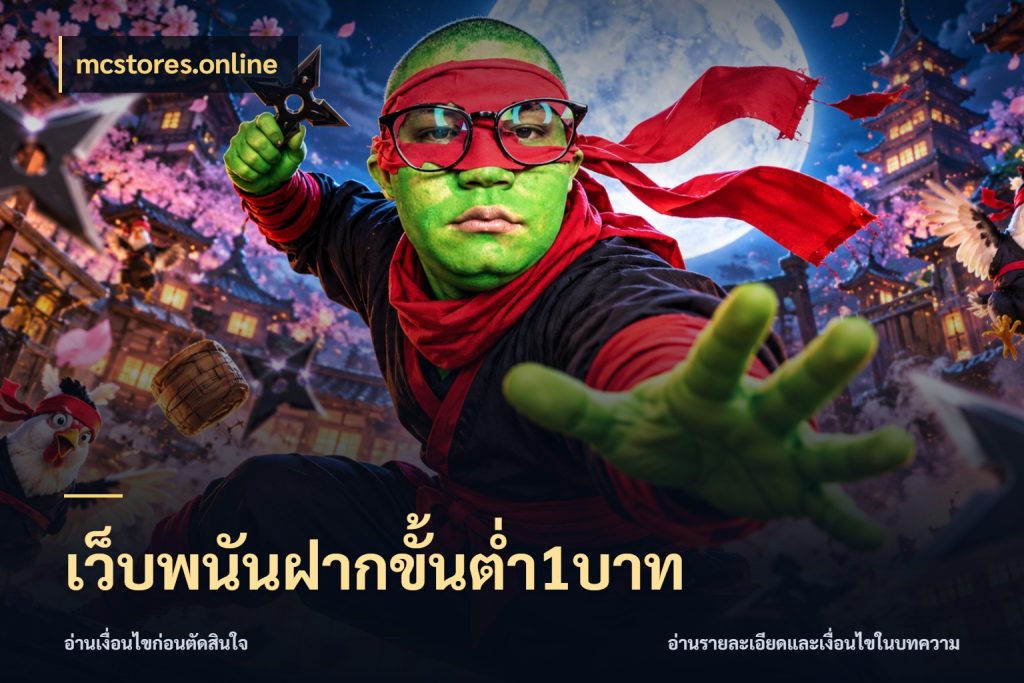 เว็บพนันฝากขั้นต่ำ1บาท สายทุนน้อยเลือกความสนุกให้พอดี ในมุม mcstores.online