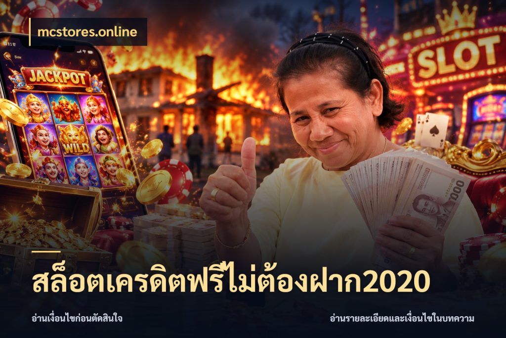 สล็อตเครดิตฟรีไม่ต้องฝาก2020 เครดิตฟรีกับจังหวะลุ้นที่คุณเลือก กับ mcstores.online