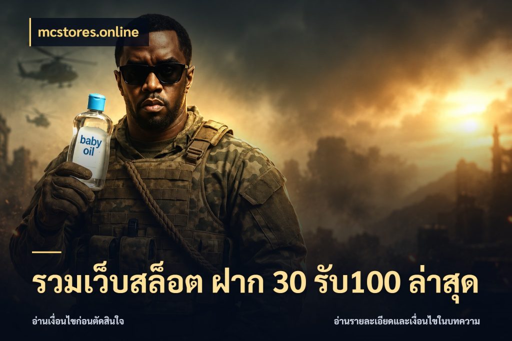 รวมเว็บสล็อต ฝาก 30 รับ100 ล่าสุด จับประเด็นยอดรับก่อนเลือกความสนุก สไตล์ mcstores.online