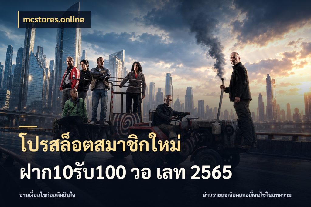 โปรสล็อตสมาชิกใหม่ ฝาก10รับ100 วอ เลท 2565 โปรกับเกมที่ชอบเลือกให้ตรงสไตล์ ในมุม mcstores.online