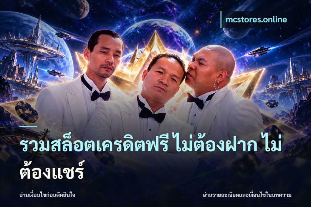รวมสล็อตเครดิตฟรี ไม่ต้องฝาก ไม่ต้องแชร์
