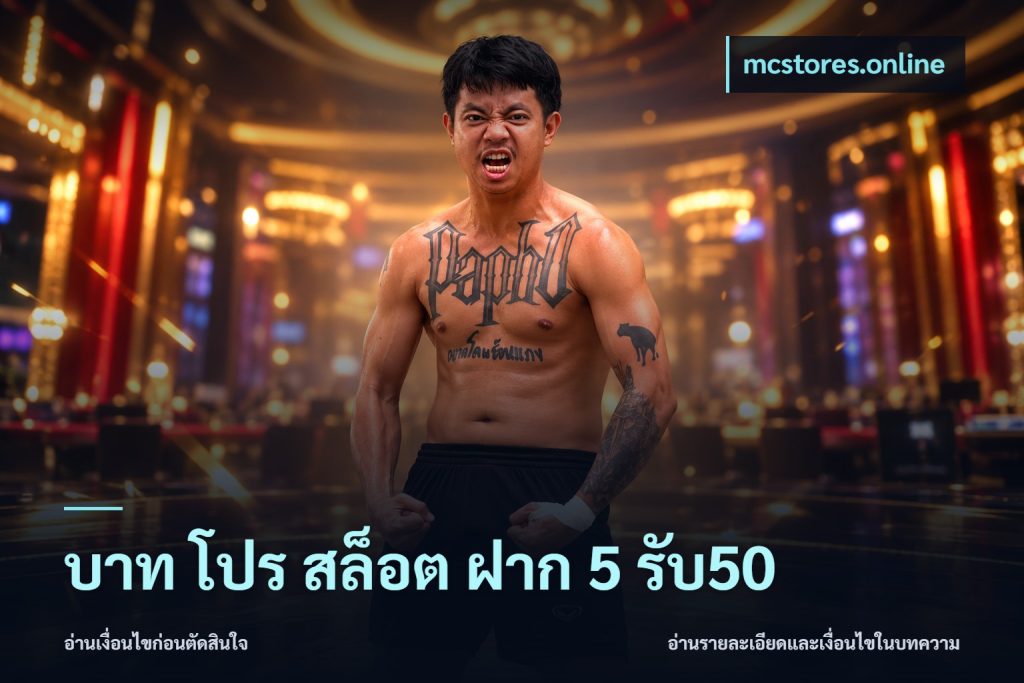 บาท โปร สล็อต ฝาก 5 รับ50
