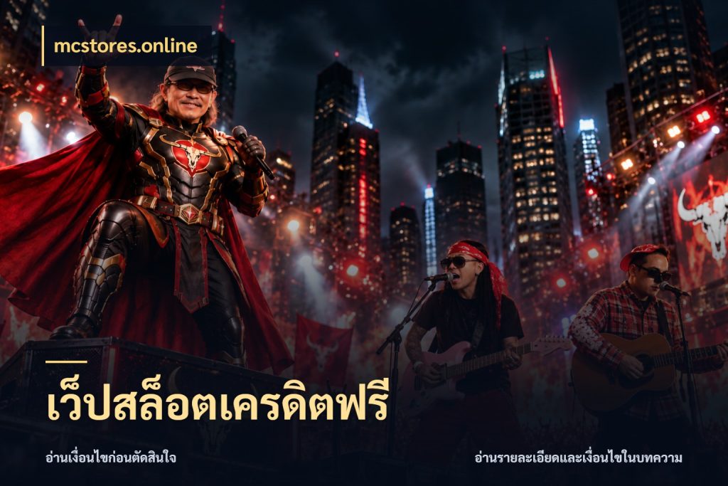 เว็ปสล็อตเครดิตฟรี จากชื่อเครดิตฟรีสู่ความสนุกที่เข้าใจได้ สไตล์ mcstores.online