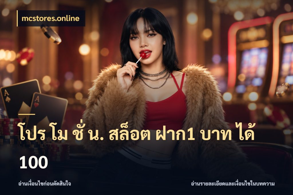 โปร โม ชั่ น. สล็อต ฝาก1 บาท ได้ 100 mcstores.online ยอดฝากและยอดรับในมุมของคนชอบลุ้น