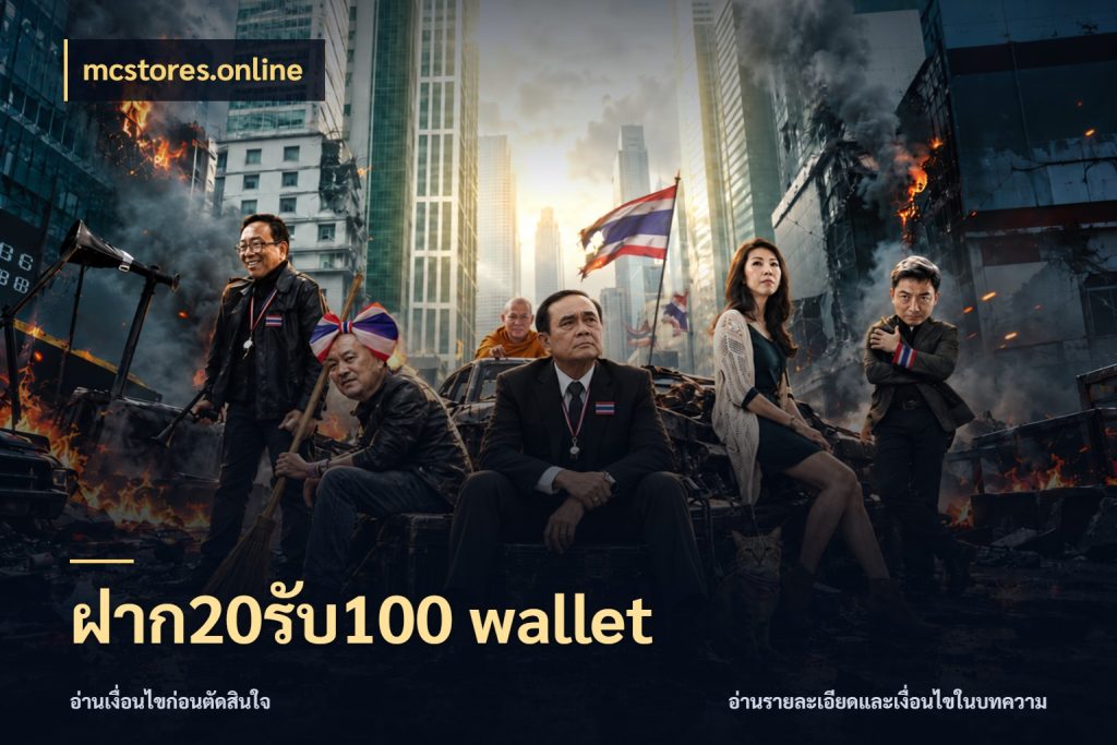 ฝาก20รับ100 wallet โปรกับเกมที่ชอบเลือกให้ตรงสไตล์ สไตล์ mcstores.online