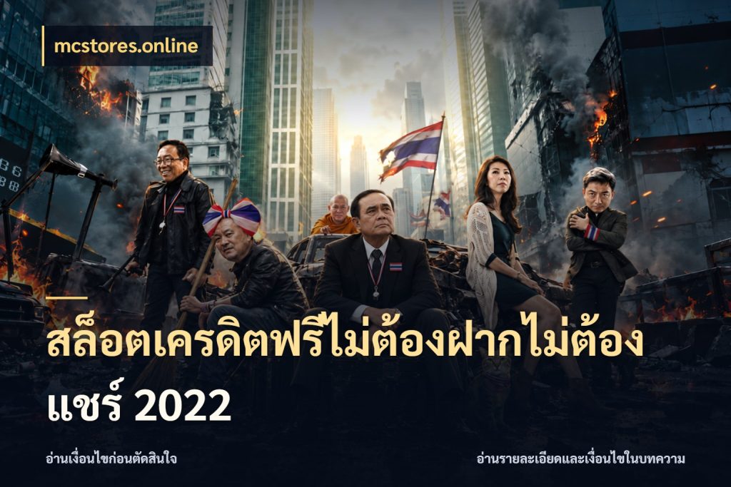สล็อตเครดิตฟรีไม่ต้องฝากไม่ต้องแชร์ 2022 สีสันของเครดิตฟรีและเกมแนวที่ชอบ ในมุม mcstores.online