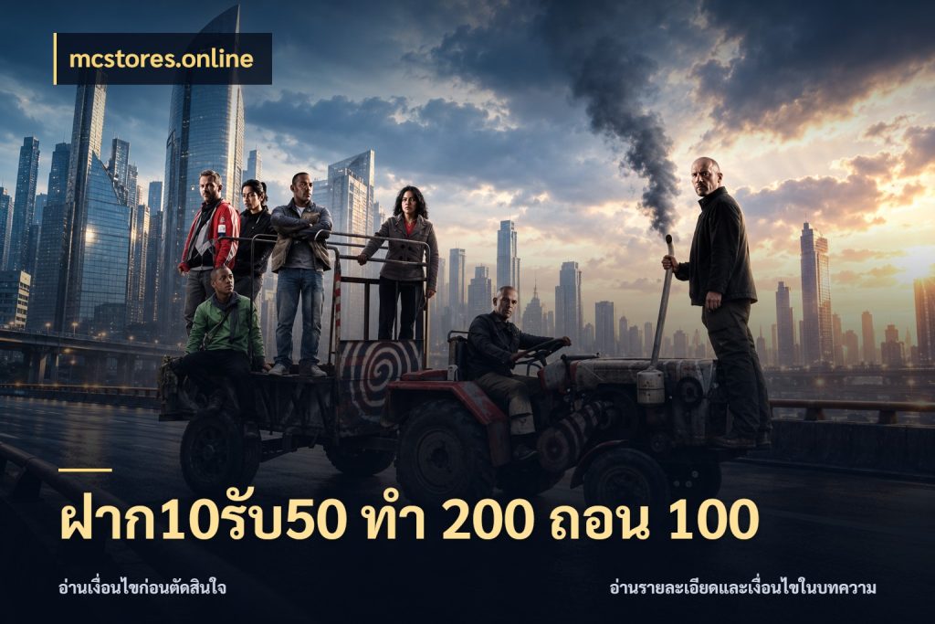 ฝาก10รับ50 ทํา 200 ถอน 100 โปรกับเกมที่ชอบเลือกให้ตรงสไตล์ ในมุม mcstores.online