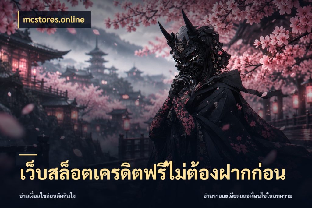 เว็บสล็อตเครดิตฟรีไม่ต้องฝากก่อน สิทธิ์ที่สายโบนัสสนใจกับวิธีรับ สไตล์ mcstores.online
