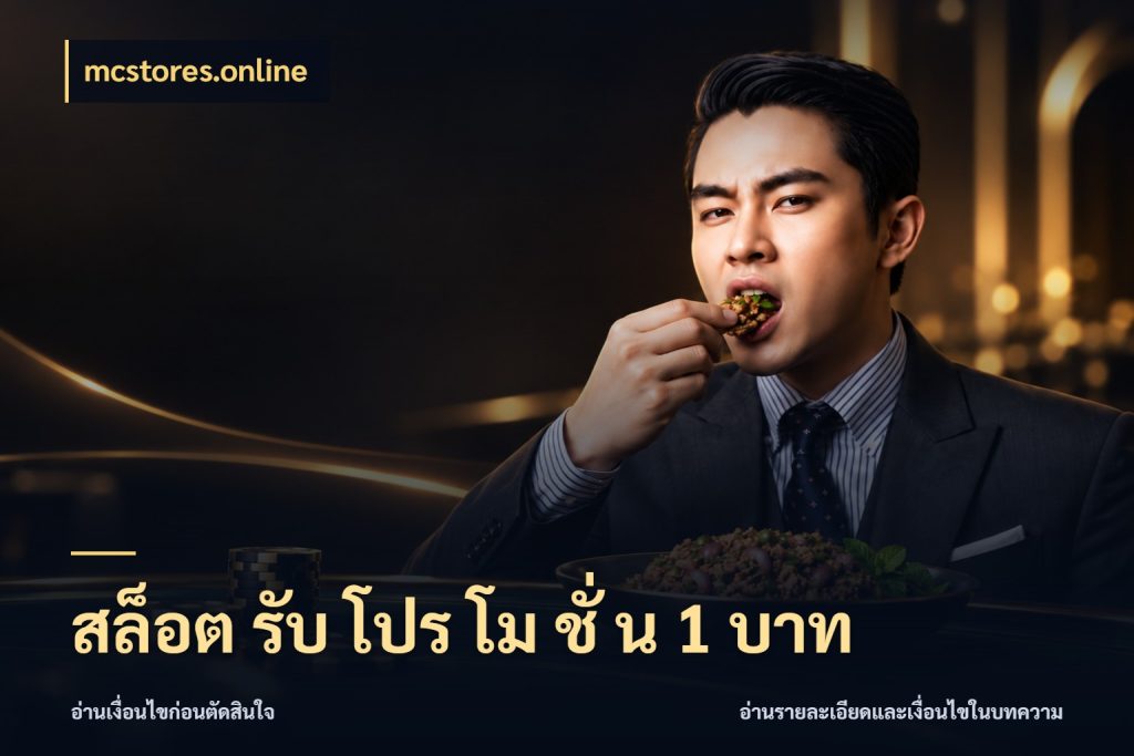 สล็อต รับ โปร โม ชั่ น 1 บาท จำนวนเริ่มต้นกับรายละเอียดที่สายเกมสนใจ กับ mcstores.online