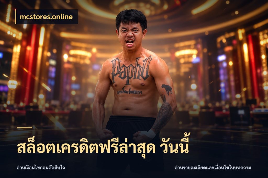 สล็อตเครดิตฟรีล่าสุด วันนี้ เลือกสไตล์ความสนุกจากรูปแบบเครดิต กับ mcstores.online