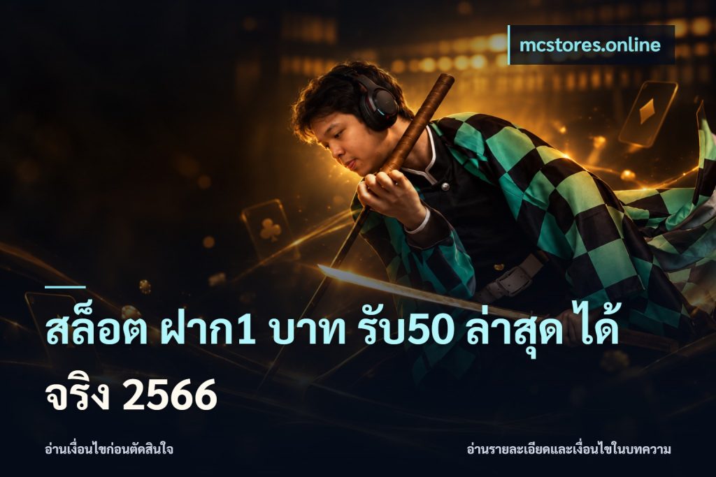 สล็อต ฝาก1 บาท รับ50 ล่าสุด ได้ จริง 2566