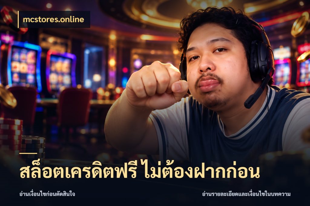 สล็อตเครดิตฟรี ไม่ต้องฝากก่อน เครดิตแต่ละรูปแบบมีมุมไหนให้ดู กับ mcstores.online