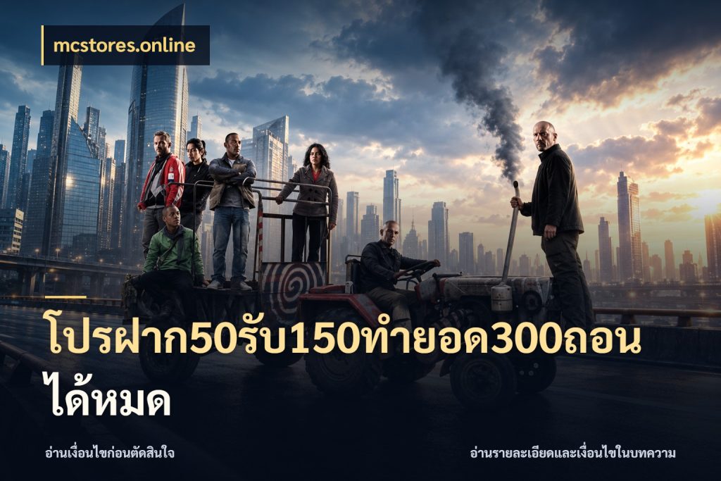 โปรฝาก50รับ150ทํายอด300ถอนได้หมด เปิดมุมโปรให้เข้ากับเกมแนวโปรด สไตล์ mcstores.online