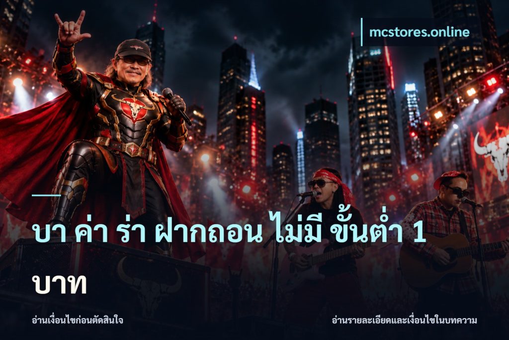 บา ค่า ร่า ฝากถอน ไม่มี ขั้นต่ำ 1 บาท