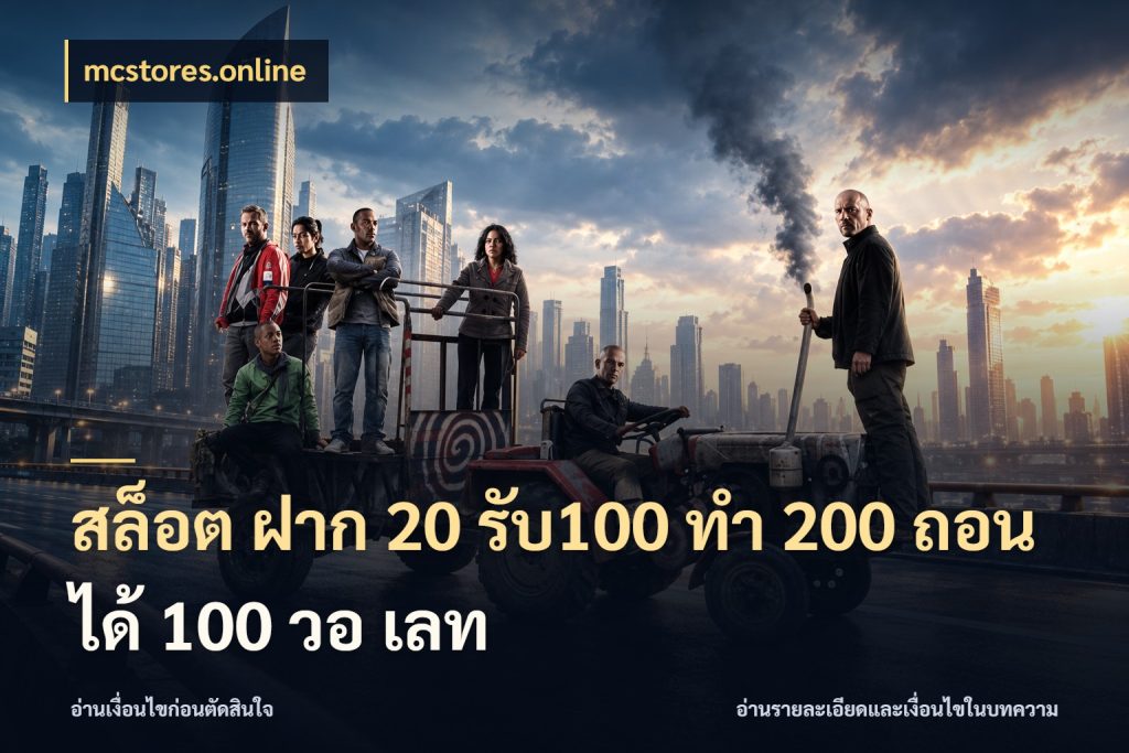 สล็อต ฝาก 20 รับ100 ทํา 200 ถอนได้ 100 วอ เลท จุดเด่นของเครดิตที่คนชอบเกมอยากรู้ กับ mcstores.online