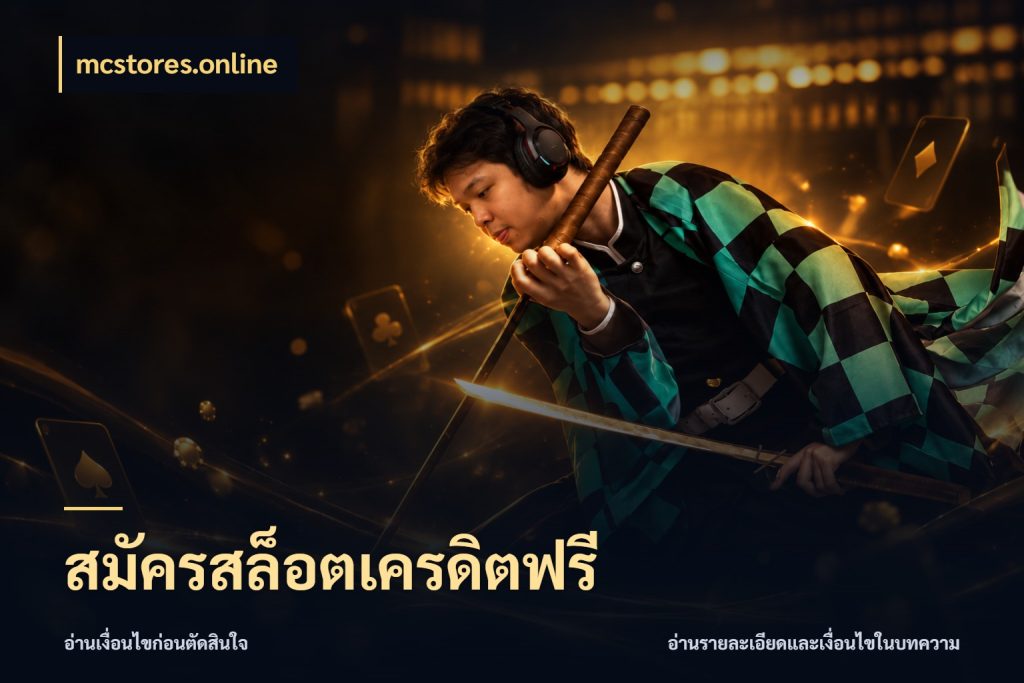 สมัครสล็อตเครดิตฟรี mcstores.online ชนิดเครดิตกับสิทธิ์ที่คุณอยากรู้