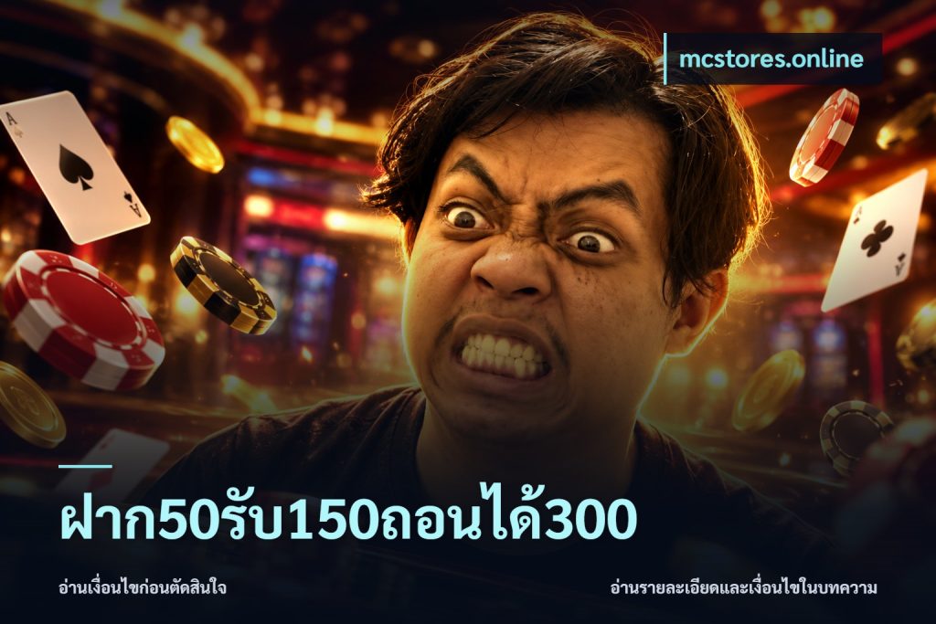 ฝาก50รับ150ถอนได้300