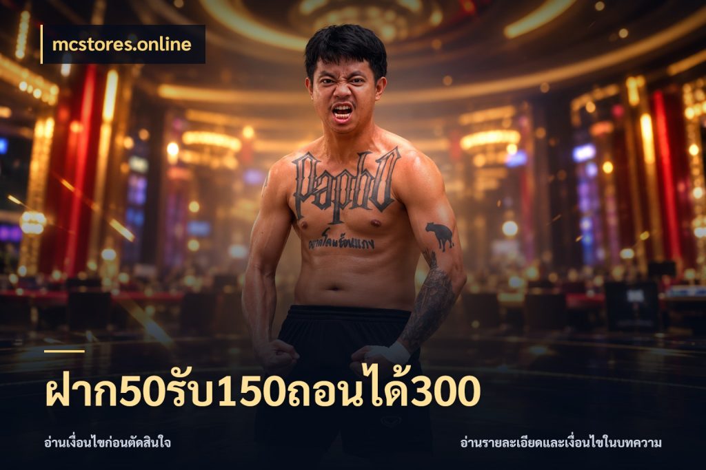 ฝาก50รับ150ถอนได้300 ยอดฝากและยอดรับในมุมของคนชอบลุ้น สไตล์ mcstores.online