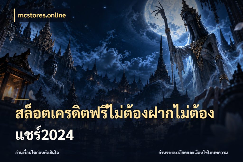 สล็อตเครดิตฟรีไม่ต้องฝากไม่ต้องแชร์2024 เลือกสไตล์ความสนุกจากรูปแบบเครดิต ในมุม mcstores.online