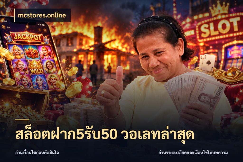 สล็อตฝาก5รับ50 วอเลทล่าสุด สนุกกับตัวเลือกโปรในสไตล์ของคุณ ในมุม mcstores.online