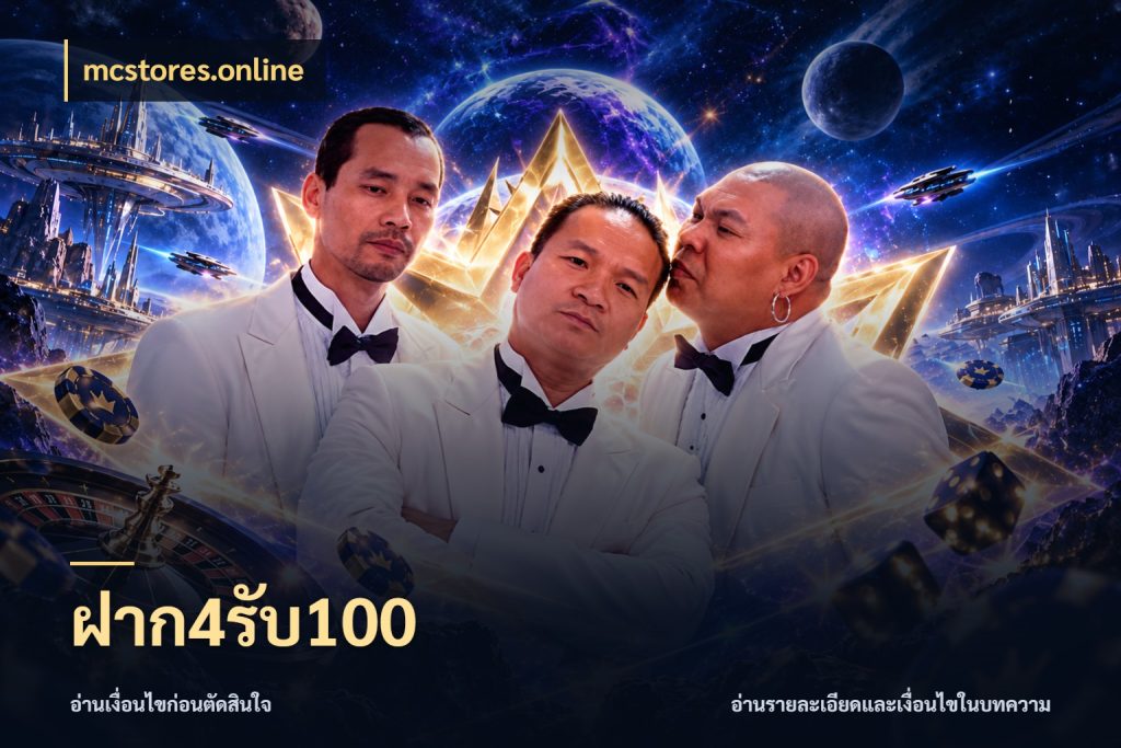 ฝาก4รับ100 mcstores.online จับคู่โบนัสกับสไตล์เกมที่ชอบ