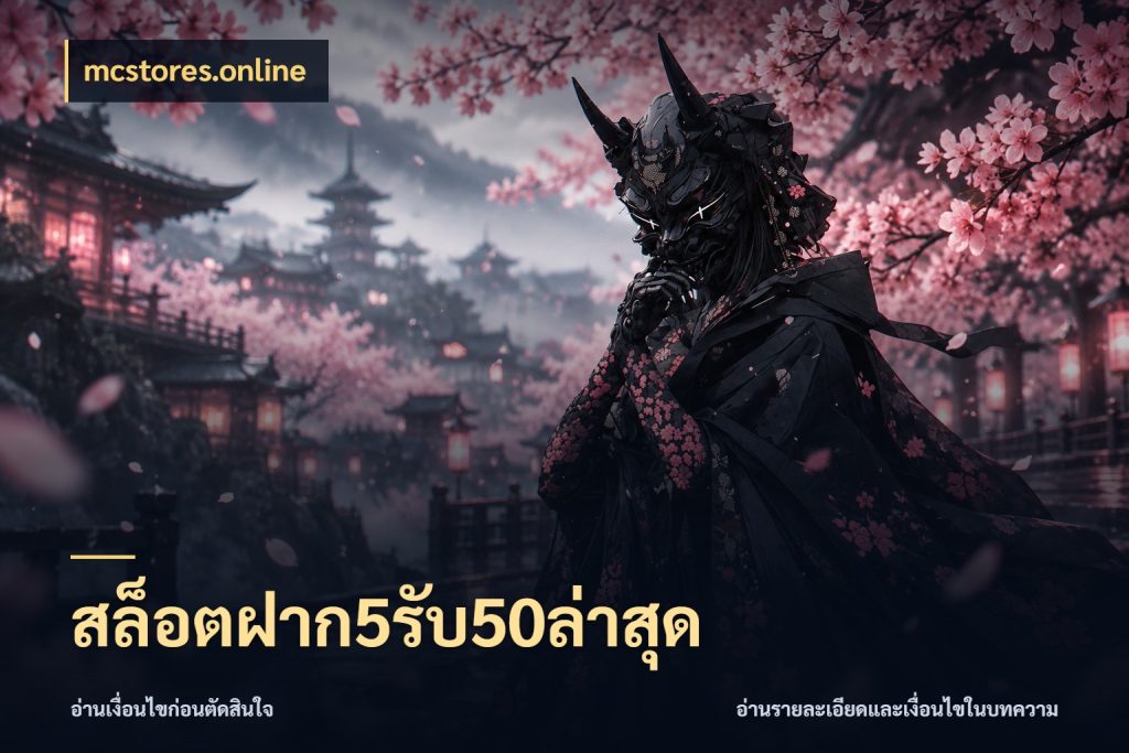 สล็อตฝาก5รับ50ล่าสุด สีสันของโปรฝากและยอดรับ สไตล์ mcstores.online