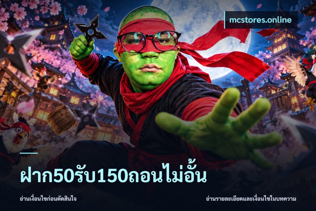 ฝาก50รับ150ถอนไม่อั้น