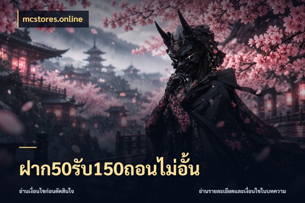 ฝาก50รับ150ถอนไม่อั้น โปรกับเกมที่ชอบเลือกให้ตรงสไตล์ กับ mcstores.online