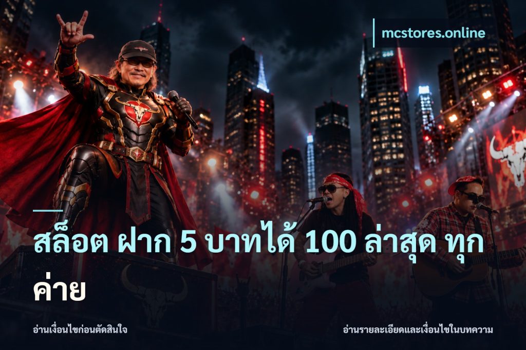 สล็อต ฝาก 5 บาทได้ 100 ล่าสุด ทุกค่าย