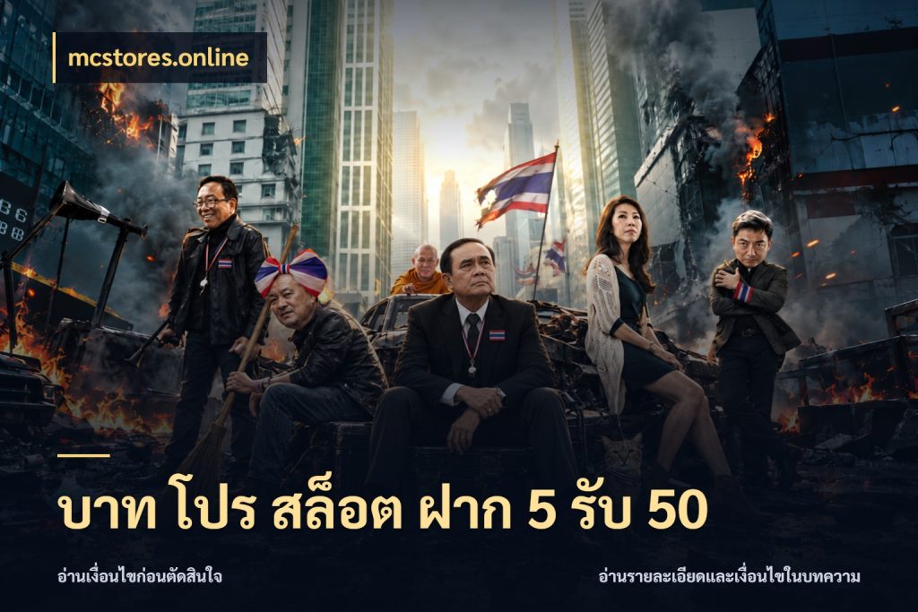 บาท โปร สล็อต ฝาก 5 รับ 50 โปรกับเกมที่ชอบเลือกให้ตรงสไตล์ กับ mcstores.online