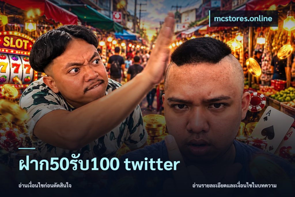 ฝาก50รับ100 twitter