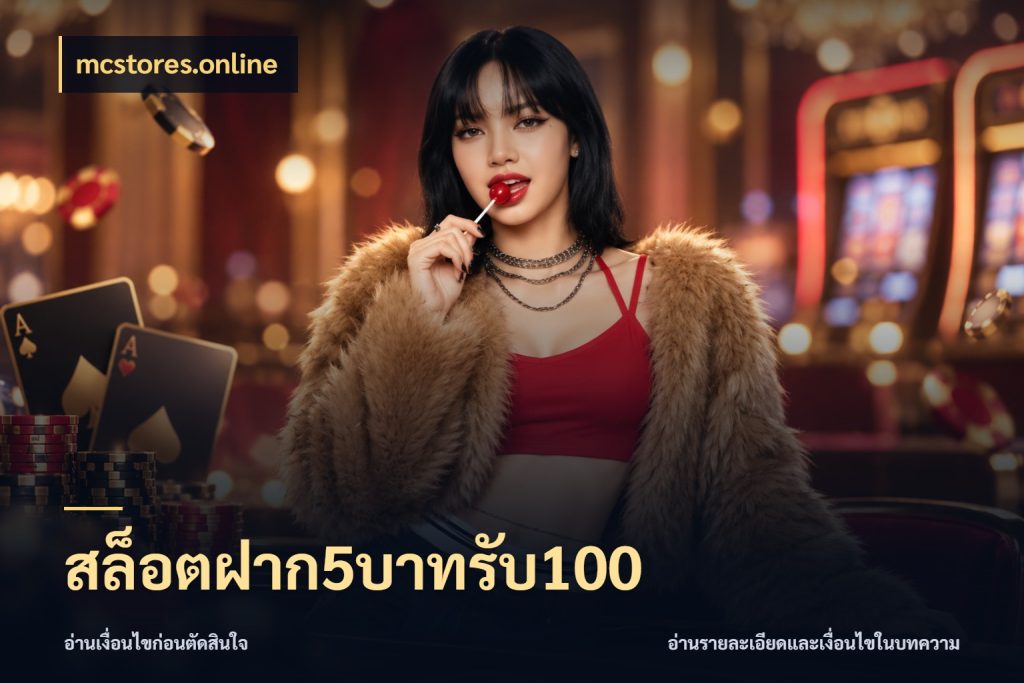 สล็อตฝาก5บาทรับ100 สนุกกับตัวเลือกโปรในสไตล์ของคุณ กับ mcstores.online