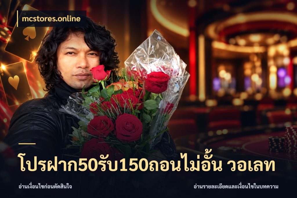 โปรฝาก50รับ150ถอนไม่อั้น วอเลท mcstores.online สนุกกับตัวเลือกโปรในสไตล์ของคุณ