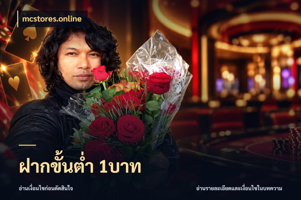 ฝากขั้นต่ำ 1บาท เงินตั้งต้นกับความสนุกที่คุณกำหนด สไตล์ mcstores.online