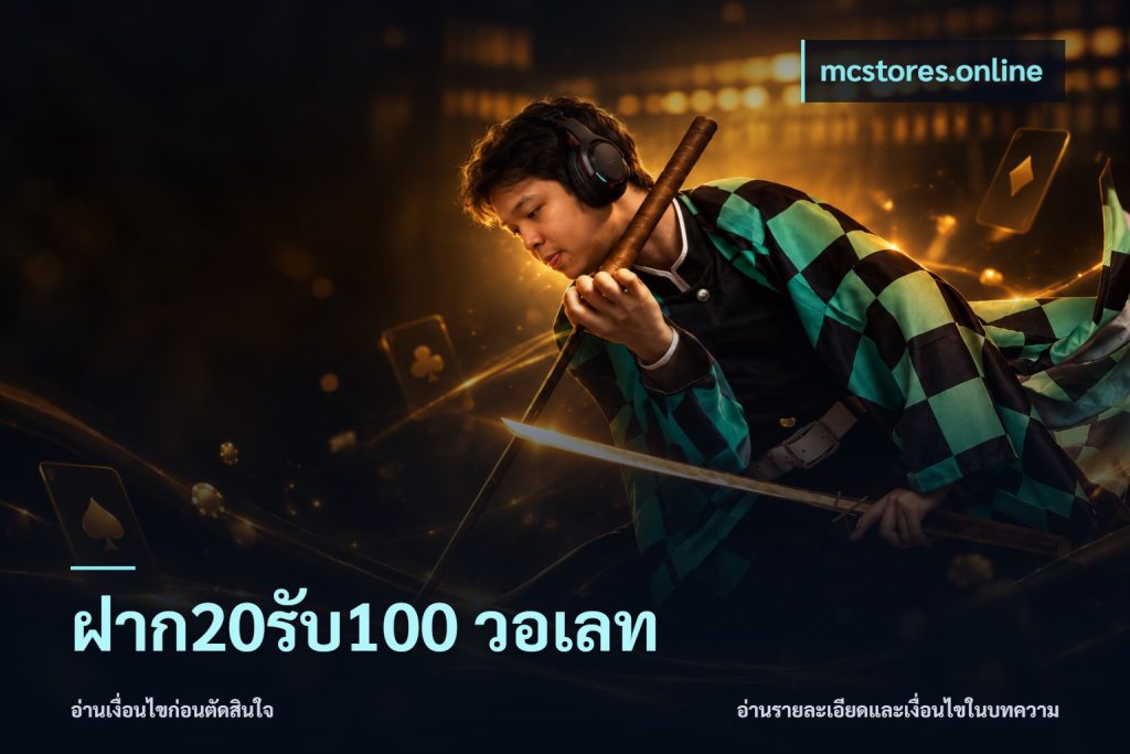 ฝาก20รับ100 วอเลท