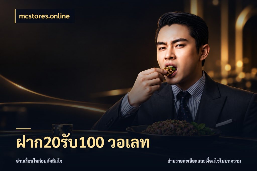 ฝาก20รับ100 วอเลท จุดเด่นของเครดิตที่คนชอบเกมอยากรู้ กับ mcstores.online