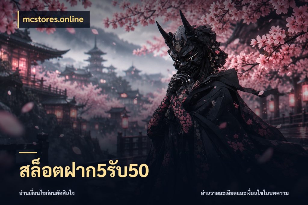 สล็อตฝาก5รับ50 mcstores.online สีสันของโปรฝากและยอดรับ