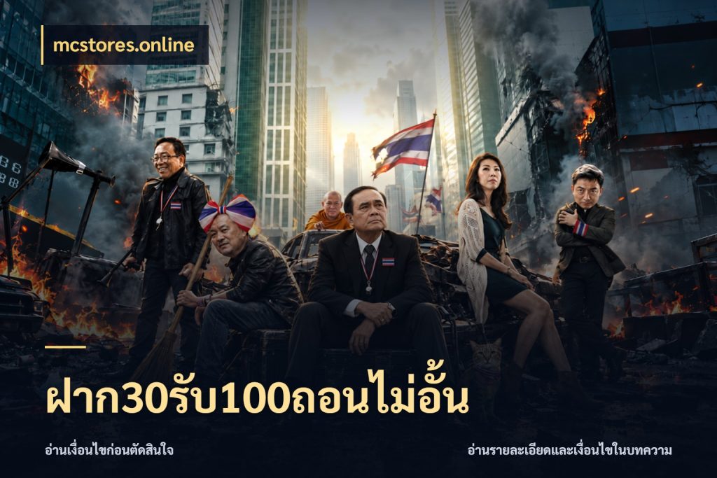 ฝาก30รับ100ถอนไม่อั้น mcstores.online สนุกกับตัวเลือกโปรในสไตล์ของคุณ