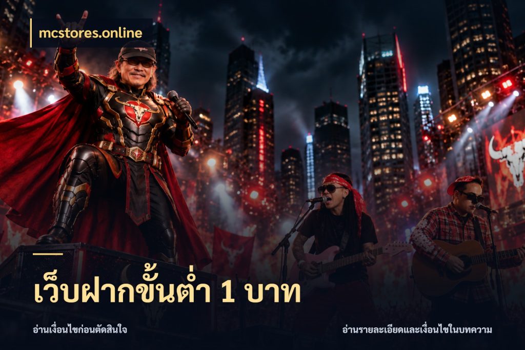 เว็บฝากขั้นต่ำ 1 บาท mcstores.online รู้จักจำนวนแต่ละแบบก่อนเลือกเกม