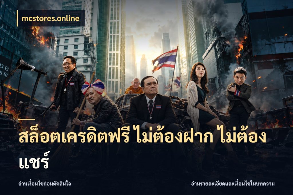 สล็อตเครดิตฟรี ไม่ต้องฝาก ไม่ต้องแชร์ เครดิตฟรีกับจังหวะลุ้นที่คุณเลือก สไตล์ mcstores.online