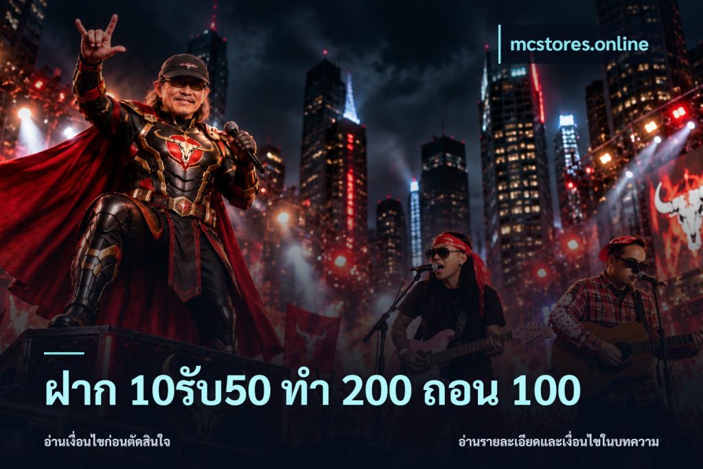 ฝาก 10รับ50 ทํา 200 ถอน 100